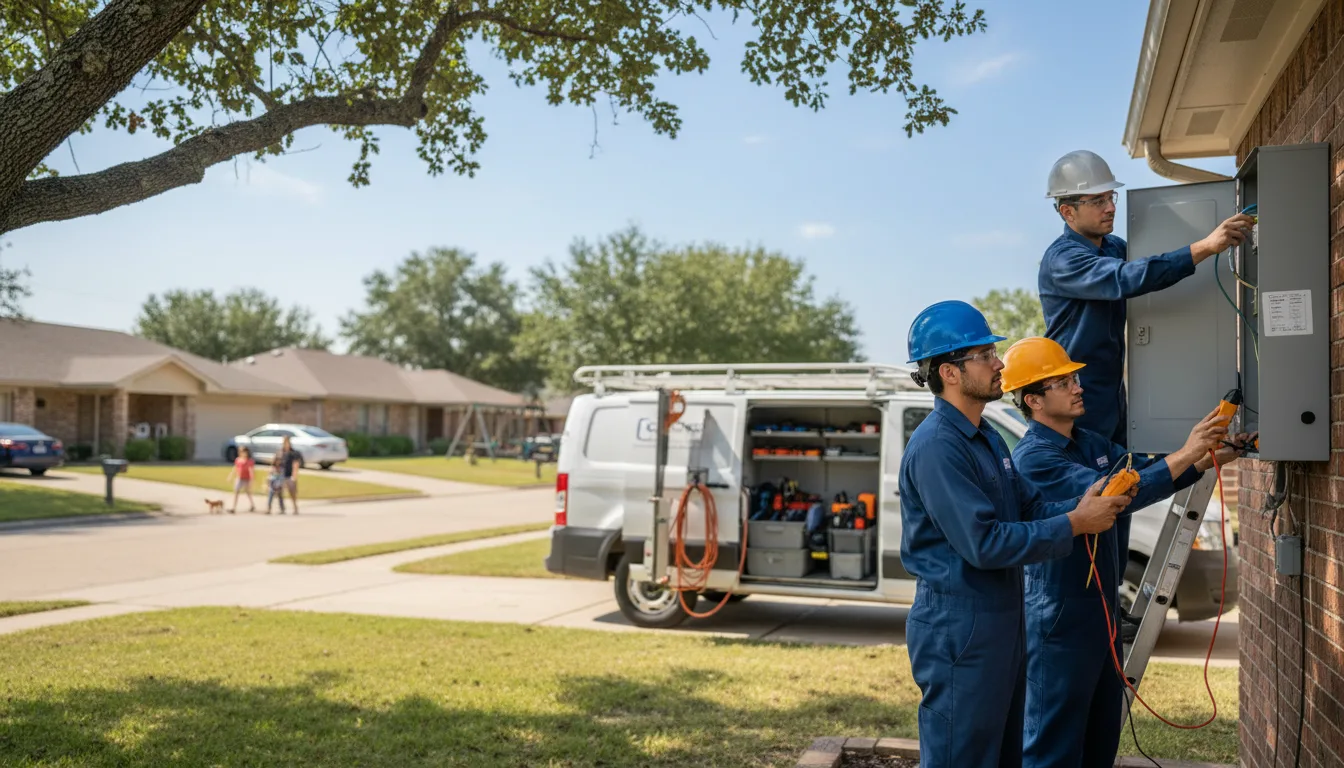 Certified electrician providing emergency electrical services in Jefferson, MA
